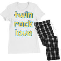 Twin, Rock, Love (virgin Islands) T Shirt Women's Pajamas Set | Artistshot