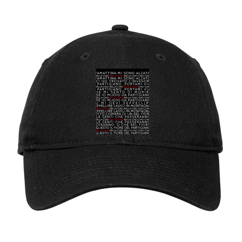 Bella Ciao .png Adjustable Cap | Artistshot