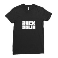 Rock Solid 1 Ladies Fitted T-shirt | Artistshot