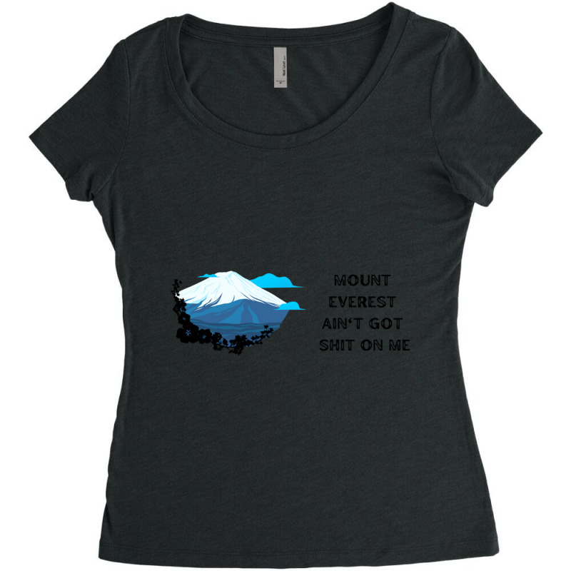 Mt Everest Women's Triblend Scoop T-shirt by cm-arts | Artistshot