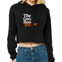 Klaus Schwab The Great Reset Cropped Hoodie | Artistshot