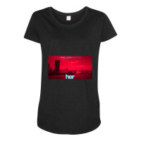 Her - Rooftop Gift Maternity Scoop Neck T-shirt | Artistshot