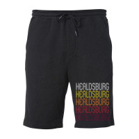 Healdsburg, Ca Vintage Style California Fleece Short | Artistshot