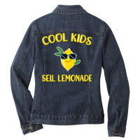 Kids Sell Lemonade Funny Lemonade Stand T Shirt Ladies Denim Jacket | Artistshot