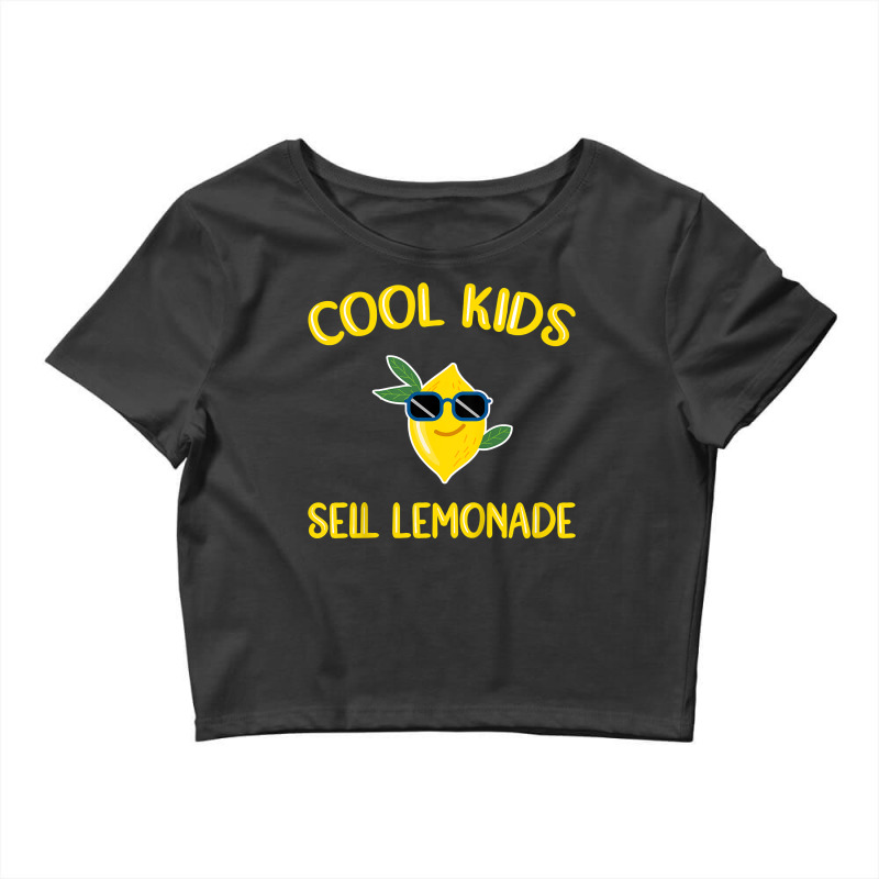 Kids Sell Lemonade Funny Lemonade Stand T Shirt Crop Top by cm-arts | Artistshot