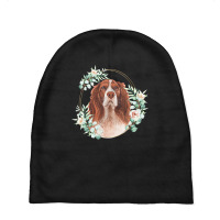 Cocker Spaniel Dog Portrait T  Shirt Cocker Spaniel Dog Baby Beanies | Artistshot