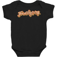 Vintage Friendsgiving Thanksgiving Costume Turkey Day Gifts Baby Bodysuit | Artistshot