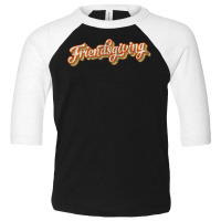 Vintage Friendsgiving Thanksgiving Costume Turkey Day Gifts Toddler 3/4 Sleeve Tee | Artistshot