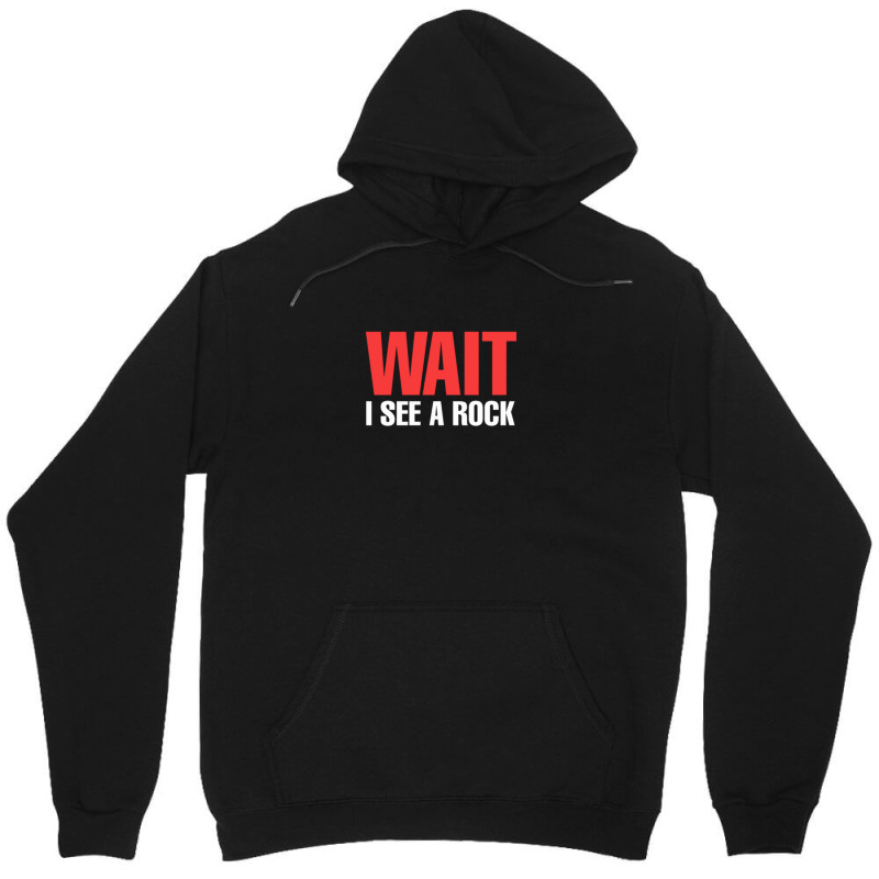 Rock Mineral Collector Wait I See A Rock Geologist Unisex Hoodie by TerryFoutch | Artistshot