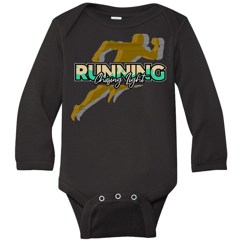 Running Chasing Light Long Sleeve Baby Bodysuit by WawanRidwan | Artistshot