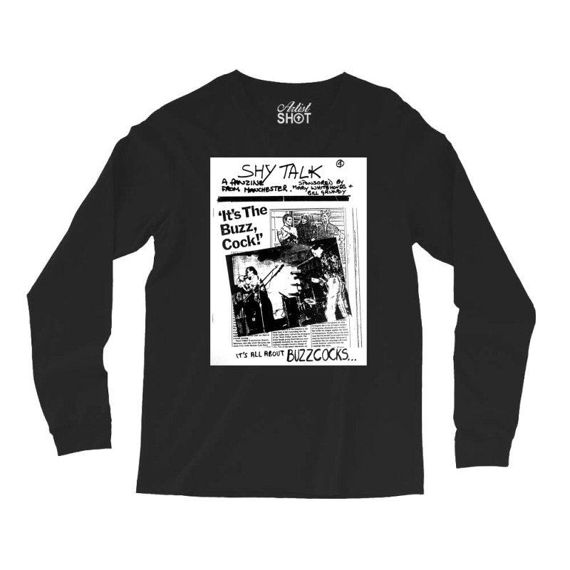 Shytalk 4 Fanzine Buzzcocks Manchester Punk Brass Tacks '77 Long Sleeve Shirts | Artistshot