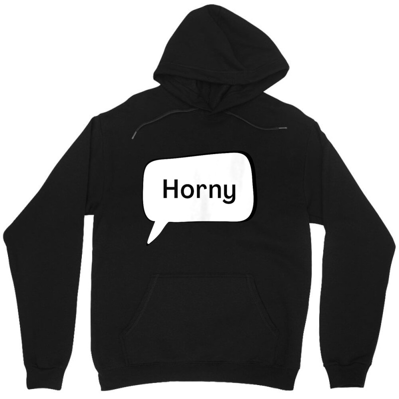 Horny   Texting Top Tank Top Unisex Hoodie | Artistshot