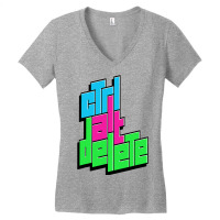 Funny Pc Nerd Ctrl Alt Del Tee  Control Alt Delete Women's V-neck T-shirt | Artistshot