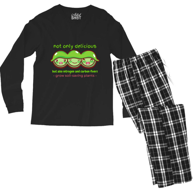 Save The Soil - Grow Soil-saving Plants - Nitrogen And Carbon Fixers - Men's Long Sleeve Pajama Set | Artistshot