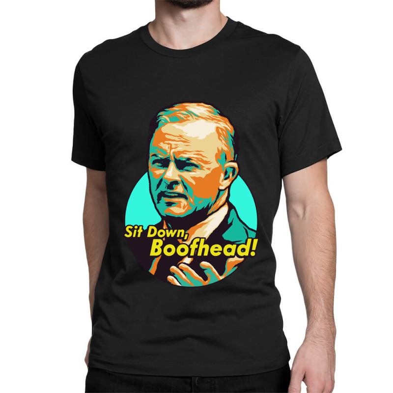 Scott Morrison Sit Down Boofhead Classic T-shirt by cm-arts | Artistshot