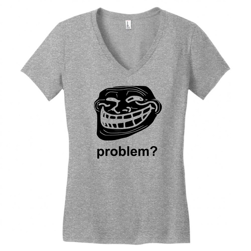 Troll Face Women's V Neck T-Shirt