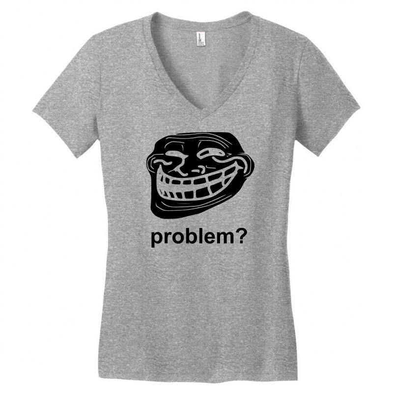 Troll Face Women's V Neck T-Shirt