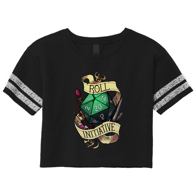 Roll Initiative Scorecard Crop Tee by CamrynWyatt | Artistshot