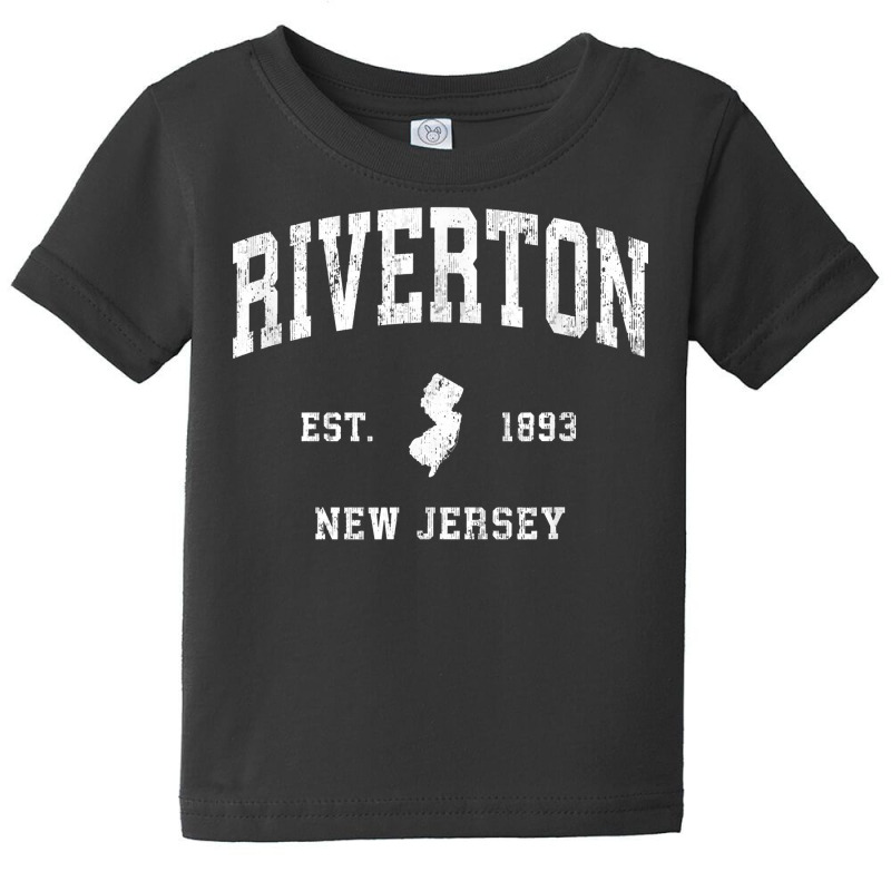 Riverton New Jersey Nj Vintage Athletic Sports Design T Shirt Baby Tee by cm-arts | Artistshot