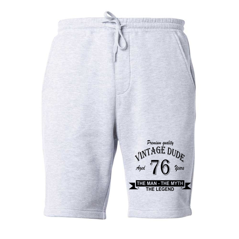 Aged 76 Years Fleece Short | Artistshot
