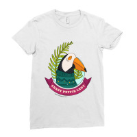 Crazy Puffin Bird Lady Ladies Fitted T-shirt | Artistshot