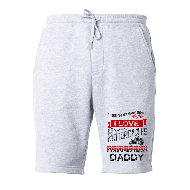 This Daddy Loves Motorcycles Fleece Short | Artistshot