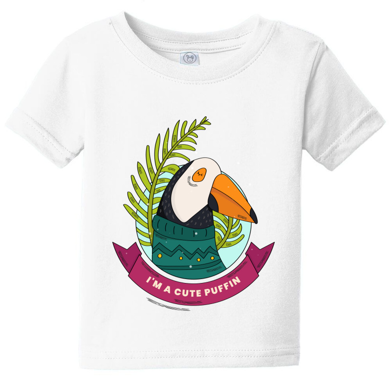 Cute Puffin Bird Baby Tee by Snap Jolly | Artistshot