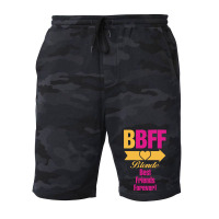 Blonde Best Friend Forever Right Arrow Fleece Short | Artistshot