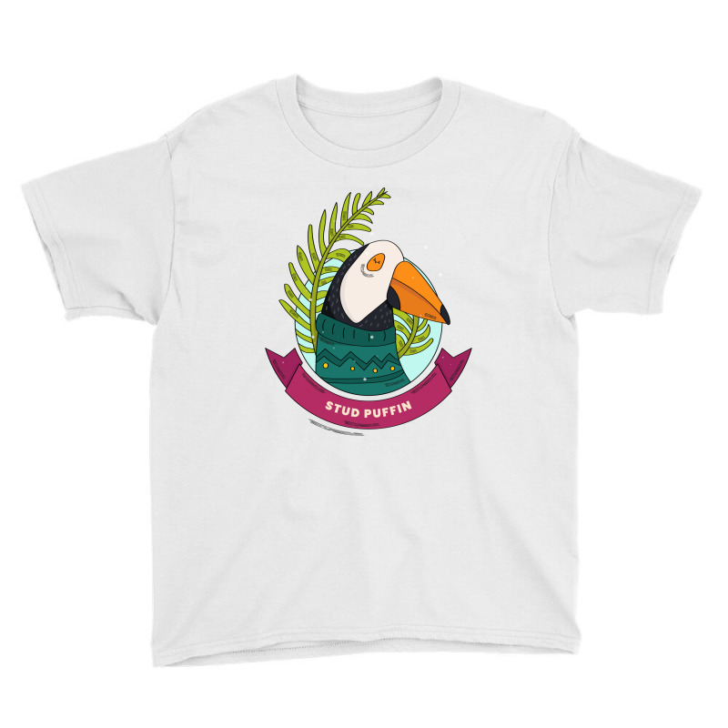 Stud Puffin Bird Youth Tee by Snap Jolly | Artistshot