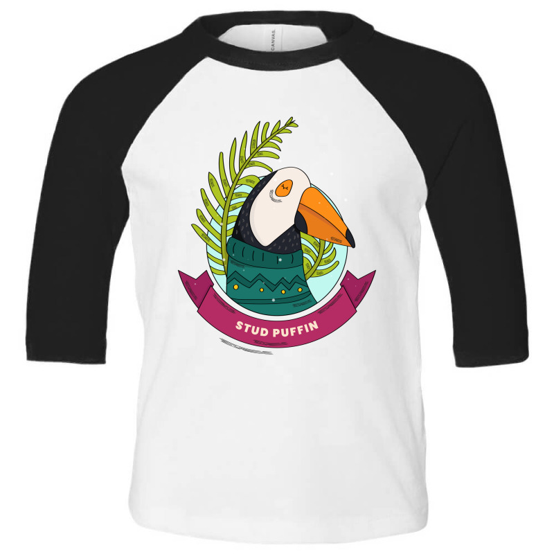 Stud Puffin Bird Toddler 3/4 Sleeve Tee by Snap Jolly | Artistshot