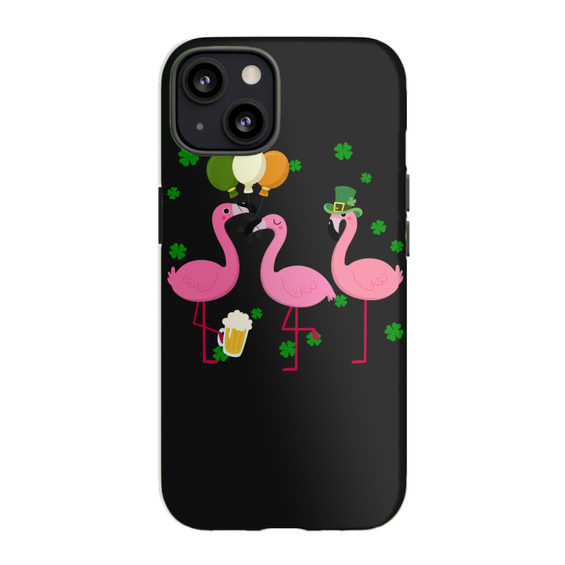 Christmas Flamingo St Patricks Day Iphone 13 Case | Artistshot