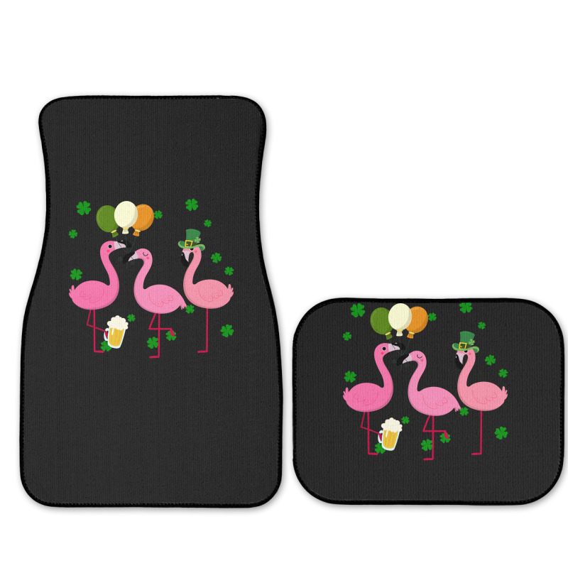 Christmas Flamingo St Patricks Day Full Set Car Mats | Artistshot