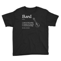 Bard Class Definition Dungeons And Rpg Dragons Youth Tee | Artistshot