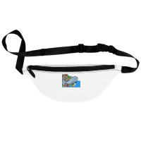 Blue Whale, Marine Sea Animal, Ocean Life, Surf, Art Work Raglan Baseb Fanny Pack | Artistshot