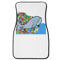 Blue Whale, Marine Sea Animal, Ocean Life, Surf, Art Work Raglan Baseb Front Car Mat | Artistshot