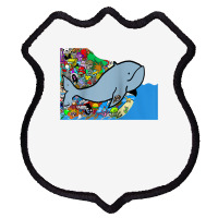 Blue Whale, Marine Sea Animal, Ocean Life, Surf, Art Work Raglan Baseb Shield Patch | Artistshot