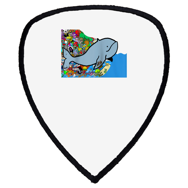 Blue Whale, Marine Sea Animal, Ocean Life, Surf, Art Work Raglan Baseb Shield S Patch | Artistshot