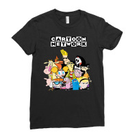 Cartoon Network Character Group Stance Ladies Fitted T-shirt | Artistshot