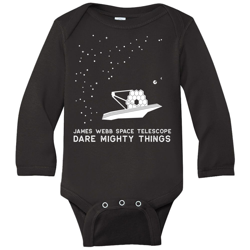 Ja.me.s Web B Space Telescope Inspirational Exploration T Shirt Long Sleeve Baby Bodysuit by good0396 | Artistshot