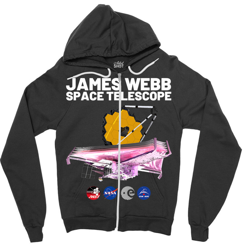 Ja.me.s Web B Space Telescope T Shirt Zipper Hoodie by good0396 | Artistshot