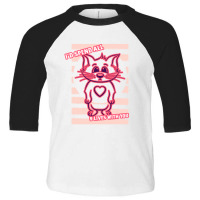 Valentines Day Cat Nine Lives Couple Love Pun Toddler 3/4 Sleeve Tee | Artistshot