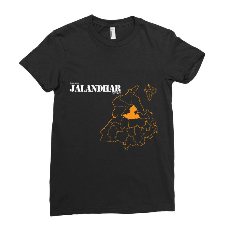 Punjab Jalandhar District Ladies Fitted T-Shirt by GONZALOCORRAL | Artistshot