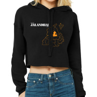 Punjab Jalandhar District Cropped Hoodie | Artistshot