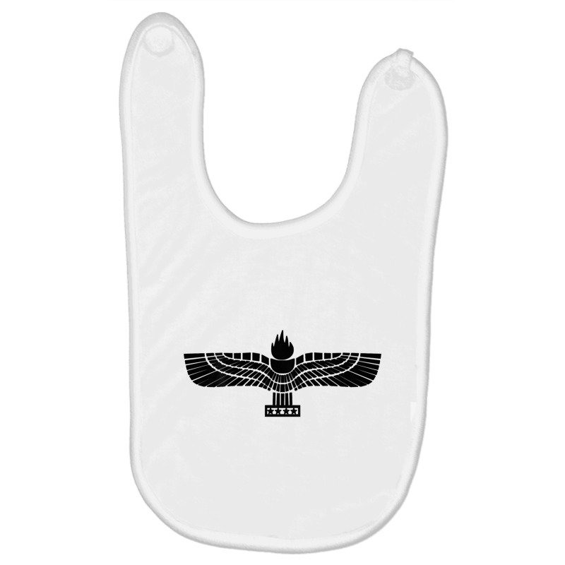 Aramaic Aramean Flag Eagle Torch Syrian Aramaic T Shirt Baby Bibs by cm-arts | Artistshot