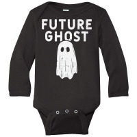 Future Ghost Funny Happy Halloween Costume Men Women Kids Long Sleeve Baby Bodysuit | Artistshot