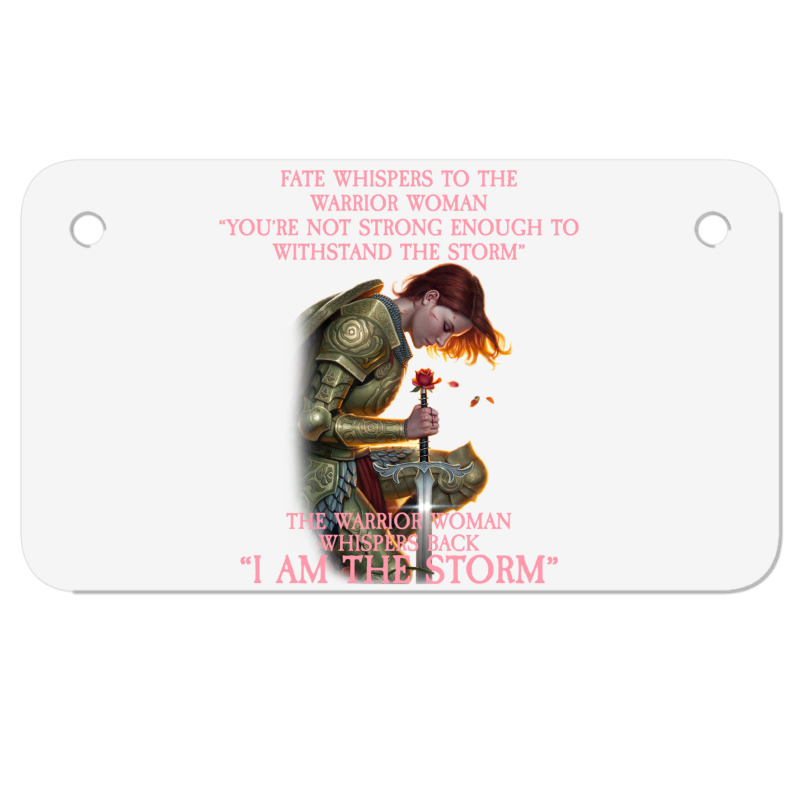 Fate Whispers To The Warrior Long Sleeve T Shirt Motorcycle License Plate | Artistshot