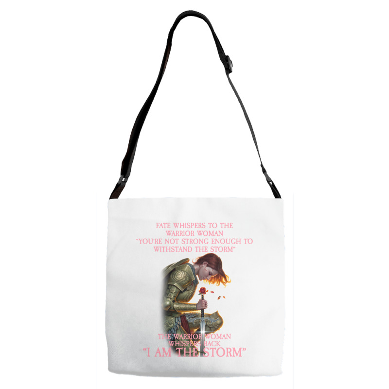 Fate Whispers To The Warrior Long Sleeve T Shirt Adjustable Strap Totes | Artistshot