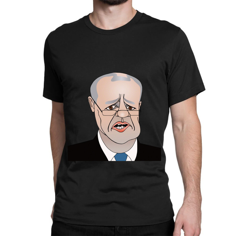 Scott Morrison Cartoon Classic T-shirt by cm-arts | Artistshot