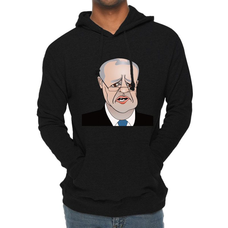 Scott Morrison Cartoon Lightweight Hoodie by cm-arts | Artistshot