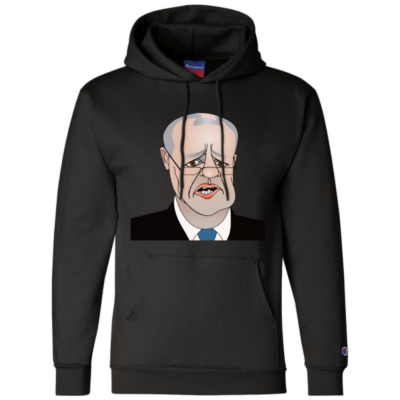 Scott Morrison Cartoon Champion Hoodie by cm-arts | Artistshot